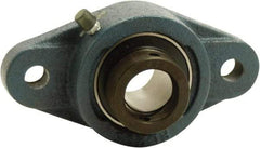 Tritan - 1-1/4" ID, 5.83" OAL x 1.91" OAH 2-Bolt Flange - 2,540 Lb Static Cap, 4,386 Lb Dyn Cap, 4.61" Btw Mnt Hole Ctrs, 0.72" Base-to-Ctr Ht, Cast Iron/Steel - A1 Tooling