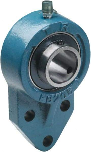 Tritan - 1" ID, 4-3/4" OAL x 1.43" OAH 3 Bolt Flange Mounted Bearing - 1,765 Lb Static Cap, 3,147 Lb Dyn Cap, 1.62" Btw Mnt Hole Ctrs, Cast Iron/Steel - A1 Tooling