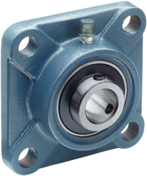 Tritan - 1-5/16" ID, 4.61" OAL x 1-3/4" OAH 4-Bolt Flange - 3,440 Lb Static Cap, 5,778 Lb Dyn Cap, 3.62" Btw Mnt Hole Ctrs, 3/4" Base-to-Ctr Ht, Cast Iron/Steel - A1 Tooling