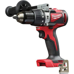 Milwaukee Tool - 18 Volt 1/2" Metal Ratcheting Chuck Cordless Hammer Drill - 0 to 28,800 BPM, 0 to 1,800 RPM, Reversible - A1 Tooling