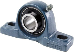 Tritan - 1" ID, 5.5118" OAL x 2.7953" OAH Pillow Block - 1,765 Lb Static Cap, 3,147 Lb Dyn Cap, 4.13" Btw Mnt Hole Ctrs, 1-7/16" Base-to-Ctr Ht, Cast Iron/Steel - A1 Tooling