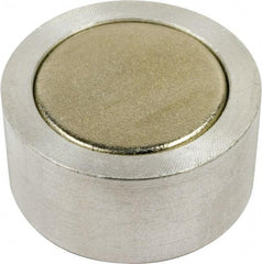 Mag-Mate - 1" Wide x 1/2" Thick, Center Mount Neodymium Rare Earth Fixture Magnet - 10.4 Lb Average Holding Capacity, 20.8 Lb Max Holding Capacity, Aluminum Housing - A1 Tooling