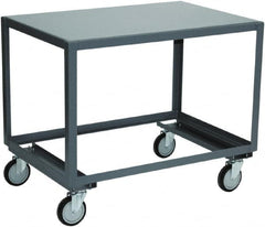 Jamco - Open Angle Frame Bottom Mobile Table - Steel, Gray, 48" Long x 36" Deep x 30" High - A1 Tooling