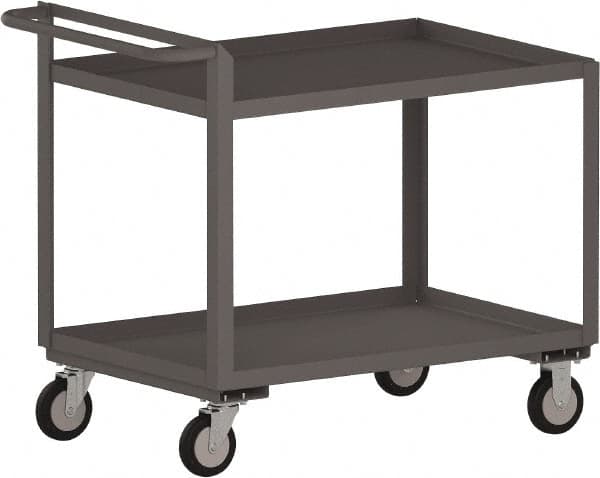 Jamco - 1,200 Lb Capacity, 18" Wide x 36" Long x 30" High Standard Utility Cart - 2 Shelf, Steel - A1 Tooling