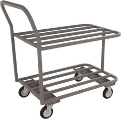 Jamco - 1,200 Lb Capacity, 36" Wide x 24" Long x 41" High Standard Utility Cart - 2 Shelf, Steel - A1 Tooling