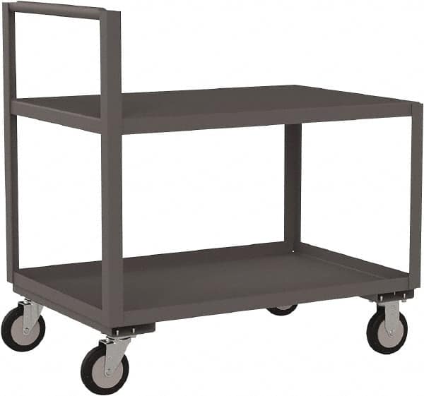 Jamco - 1,200 Lb Capacity, 30" Wide x 36" Long x 27" High Standard Utility Cart - 2 Shelf, Steel - A1 Tooling