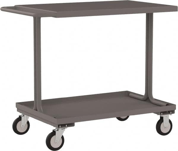 Jamco - 1,200 Lb Capacity, 24" Wide x 36" Long x 39" High Service Cart - 2 Shelf, Steel - A1 Tooling