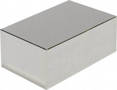 Mag-Mate - 6 Lb Max Holding Capacity Neodymium Rare Earth Block Magnet - 3/4" Long x 1/4" Wide x 0.34" High, 180°F Max Operating Temp - A1 Tooling