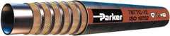 Parker - -24 Hose Size, 1-1/2" ID x 2.08" OD, 5,000 psi Work Pressure Hydraulic Hose - 10" Radius, Synthetic Rubber, -40°F to 257°F - A1 Tooling