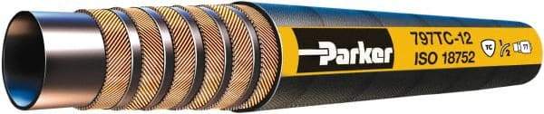 Parker - -10 Hose Size, 5/8" ID x 0.94" OD, 6,000 psi Work Pressure Hydraulic Hose - 4-1/2" Radius, Synthetic Rubber, -40°F to 257°F - A1 Tooling