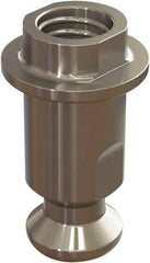 Jergens - M5 Round Head Hardened Steel Clamp Cylinder Pressure Point - For ZPS, 10mm High x 10mm Wide - A1 Tooling