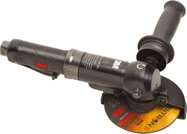 3M - 4-1/2" Wheel Diam, 12,000 RPM, Electric Cutoff & Cutoff-Grinder Tool - Right Angle Handle - A1 Tooling