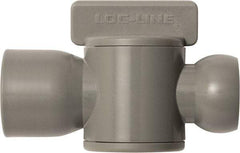 Loc-Line - 10 Piece, 1/2" ID Coolant Hose Female NPT Valve - Female to Female Connection, Acetal Copolymer Body, NPT, Use with Loc-Line Modular Hose Systems - A1 Tooling