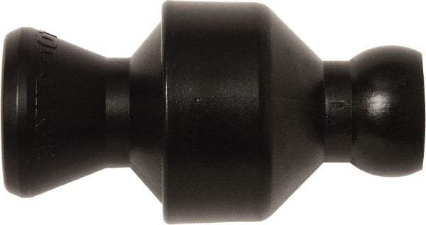 Loc-Line - 10 Piece, 1/4" ID Coolant Hose In-Line Check Valve - Female to Ball Connection, Acetal Copolymer Body, Unthreaded, Use with Loc-Line Modular Hose Systems - A1 Tooling