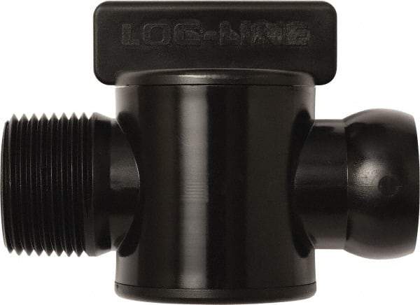 Loc-Line - 10 Piece, 3/4" ID Coolant Hose Male NPT Valve - Male to Female Connection, Acetal Copolymer Body, NPT, Use with Loc-Line Modular Hose Systems - A1 Tooling