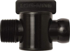 Loc-Line - 10 Piece, 3/4" ID Coolant Hose Male NPT Valve - Male to Female Connection, Acetal Copolymer Body, NPT, Use with Loc-Line Modular Hose Systems - A1 Tooling