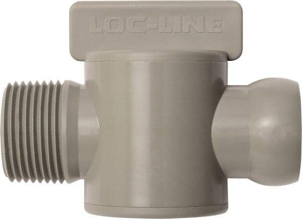 Loc-Line - 10 Piece, 3/4" ID Coolant Hose Male NPT Valve - Male to Female Connection, Acetal Copolymer Body, NPT, Use with Loc-Line Modular Hose Systems - A1 Tooling