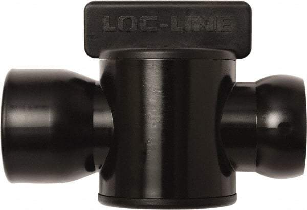 Loc-Line - 10 Piece, 3/4" ID Coolant Hose Female NPT Valve - Female to Female Connection, Acetal Copolymer Body, NPT, Use with Loc-Line Modular Hose Systems - A1 Tooling