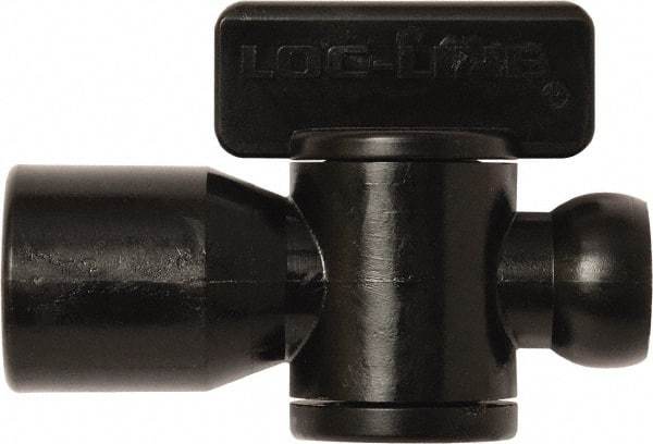 Loc-Line - 10 Piece, 1/4" ID Coolant Hose Female NPT Valve - Female to Female Connection, Acetal Copolymer Body, NPT, Use with Loc-Line Modular Hose Systems - A1 Tooling