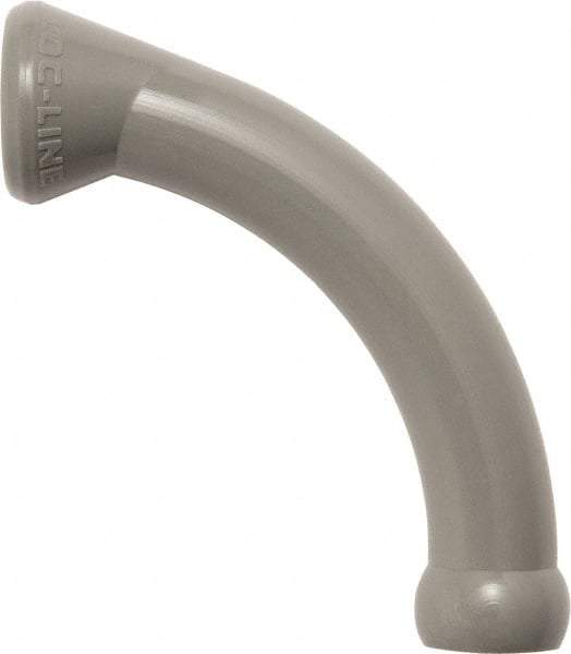 Loc-Line - 1/4" Hose Inside Diam, Coolant Hose Extended Elbow - For Use with Loc-Line Modular Hose System, 20 Pieces - A1 Tooling