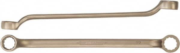 Ampco - 46mm x 50mm 12 Point Box Wrench - Double End, Aluminum Bronze, Plain Finish - A1 Tooling