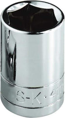 SK - 1-1/16", 1/2" Drive, Standard Hand Socket - 6 Points, Steel, Chrome Finish - A1 Tooling