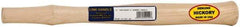 Made in USA - 14" Long Replacement Handle for Blacksmith Hammers - 7/8" Eye Length x 5/8" Eye Width, Hickory, 1-1/2 to 2-1/2 Lb Capacity, Material Grade Type A - A1 Tooling