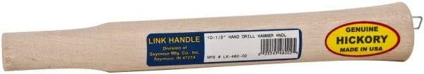 Made in USA - 10-1/2" Long Replacement Handle for Sledge Hammers - 1" Eye Length x 3/4" Eye Width, Hickory, 2 to 4 Lb Capacity, Material Grade Type A - A1 Tooling