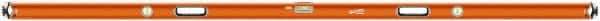 SAVAGE by SWANSON - 96" Long 3 Vial Box Beam Level - Aluminum, Orange - A1 Tooling