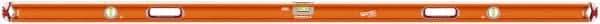 SAVAGE by SWANSON - Magnetic 78" Long 3 Vial Box Beam Level - Aluminum, Orange - A1 Tooling