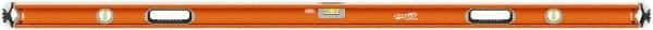 SAVAGE by SWANSON - 72" Long 3 Vial Box Beam Level - Aluminum, Orange - A1 Tooling