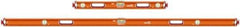 SAVAGE by SWANSON - Magnetic 32" & 78" Long 3 Vial Box Beam Level - Aluminum, Orange - A1 Tooling