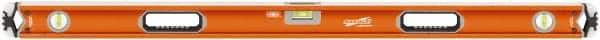 SAVAGE by SWANSON - 48" Long 3 Vial Box Beam Level - Aluminum, Orange - A1 Tooling