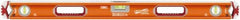 SAVAGE by SWANSON - Magnetic 36" Long 3 Vial Box Beam Level - Aluminum, Orange - A1 Tooling