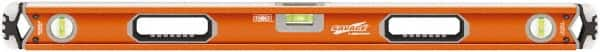 SAVAGE by SWANSON - 36" Long 3 Vial Box Beam Level - Aluminum, Orange - A1 Tooling