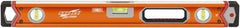 SAVAGE by SWANSON - 24" Long 3 Vial Box Beam Level - Aluminum, Orange - A1 Tooling