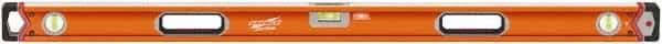 SAVAGE by SWANSON - 48" Long 3 Vial Box Beam Level - Aluminum, Orange - A1 Tooling