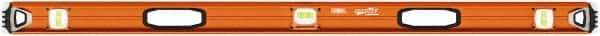 SAVAGE by SWANSON - 48" Long 3 Vial I-Beam Level - Aluminum, Orange - A1 Tooling