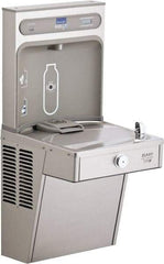 ELKAY - 8 GPH Cooling Capacity Barrier Free Wall Mounted Water Cooler & Fountain - Bottle Filling, 20 to 105 psi, 0.20 hp, Stainless Steel - A1 Tooling