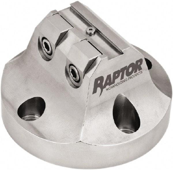 Raptor Workholding - 3/8" Jaw Width, 3" High Dovetail Vise - For Use with 4 & 5 Axis Workholding Systems - A1 Tooling