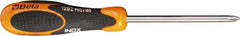 Beta - #0, 6-1/2" OAL, Standard Phillips Screwdriver - 2-1/2" Blade Length, Round Shank, Ergonomic Handle - A1 Tooling