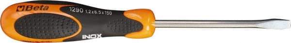 Beta - 2.5mm Blade Width, Standard Slotted Screwdriver - Round Shank, Ergonomic Handle - A1 Tooling