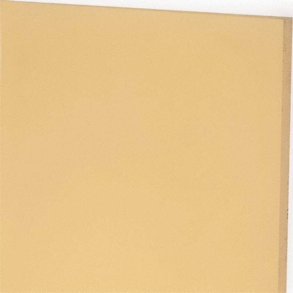 Made in USA - 3/16" Thick x 12" Wide x 1' Long, Polyurethane Sheet - Natural, 95A Hardness, ±0.010 Tolerance - A1 Tooling