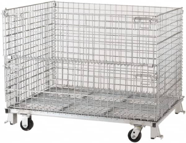 Nashville Wire - 40" Deep, Rectangular Steel Wire Basket - 36" High - A1 Tooling