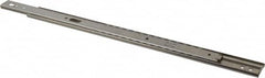 Sugatsune - 16" Slide Length, 12" Travel Length, Stainless Steel Ball Bearing Slide - 94 Lb Capacity at Full Extension - A1 Tooling