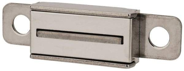 Sugatsune - 1-35/64" Long x 11" Wide x 7" High, 430 Stainless Steel & 304 Stainless Steel/Ferrite Stainless Steel Magnetic Catch - Plain, 6.6 Magnetic Force - A1 Tooling