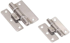 Sugatsune - 3-35/64" Long x 3-1/4" Wide x 5/64" Thick, Stainless Steel Torque Hinge - Stainless Steel, Polished Finish - A1 Tooling