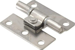 Sugatsune - 1-37/64" Long x 1-25/64" Wide x 3/64" Thick, Stainless Steel Torque Hinge - Stainless Steel, Polished Finish - A1 Tooling