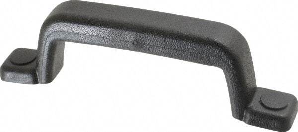 Sugatsune - Polyurethane Around Steel Core Chest Handle - 185mm Wide x 2-1/16" High, Black Coated, 2 Holes - A1 Tooling