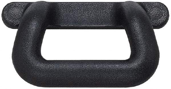 Sugatsune - Polyurethane Around Steel Core Chest Handle - 175mm Wide x 2-39/64" High, Black Coated, 2 Holes - A1 Tooling